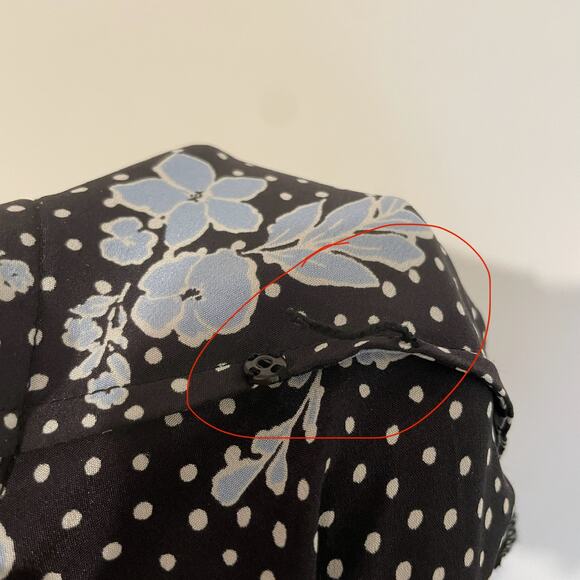 Veronica Beard Silk Mini Hawken Floral Patterned Dress sz 4 Black Multi Printed - Picture 9 of 14